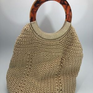 Studio Collection Knit Tote Handle Bag